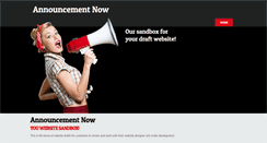 Desktop Screenshot of announcementnow.com